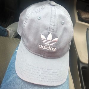 Grey Adidas baseball hat